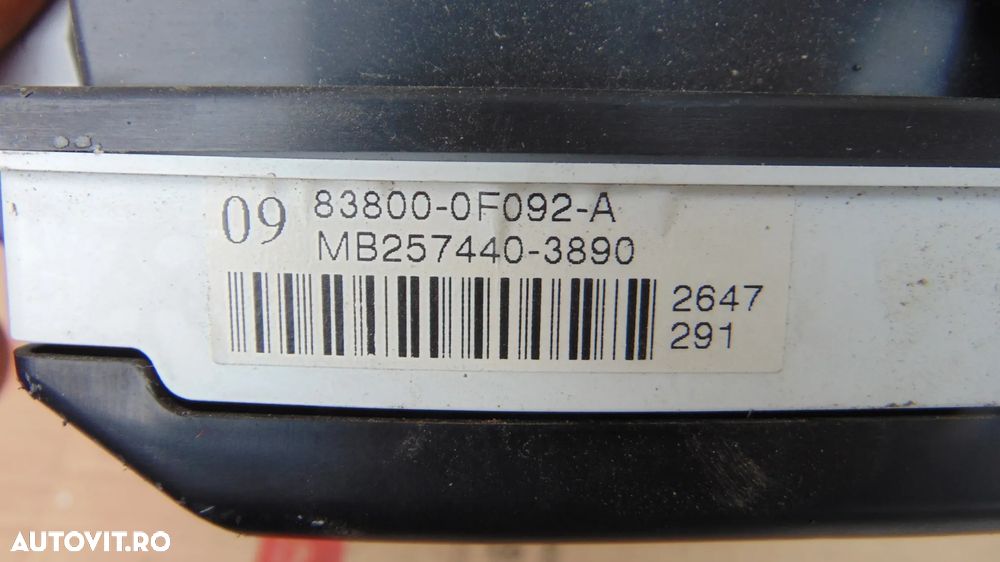 Ceasuri de bord Toyota Corolla Verso cod 83800-0F092A an 2004-2009 - 5