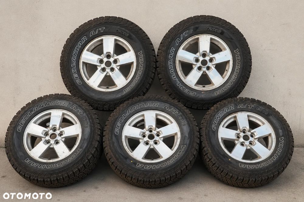 5 kół z oponami Yokohama  Geolandar A/T G015LT 245/75 R17 - 1