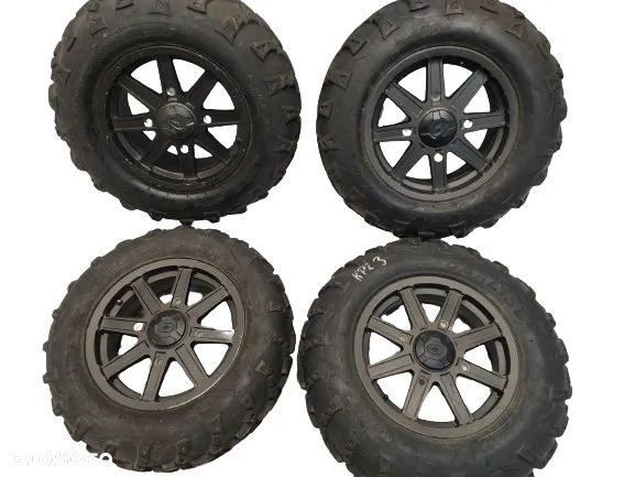 POLARIS SCRAMBLER 2X FELGA 14/7.5 R14 ET57.4   2X FELGA 14/5.5 R14 ET46.7  4X OPONY CST CARLISLE 26X8 26X10 R14 KOŁA - 1