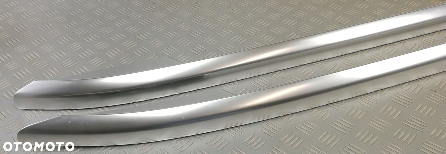 relingi dachowe dachu listwy chrom satyna komplet PORSCHE CAYENNE 7P II 2 - 3