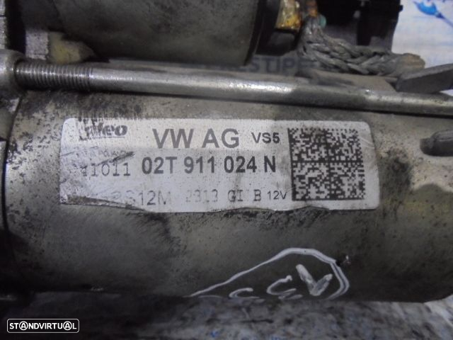 Motor De Arranque 02T911024N  VW GOLF 6 2011 1.4I 80Cv 3P Preto - 5