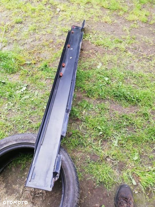 BMW E65 LIFT LISTWA PROGOWA LEWA MONACOBLAU METALL - 11