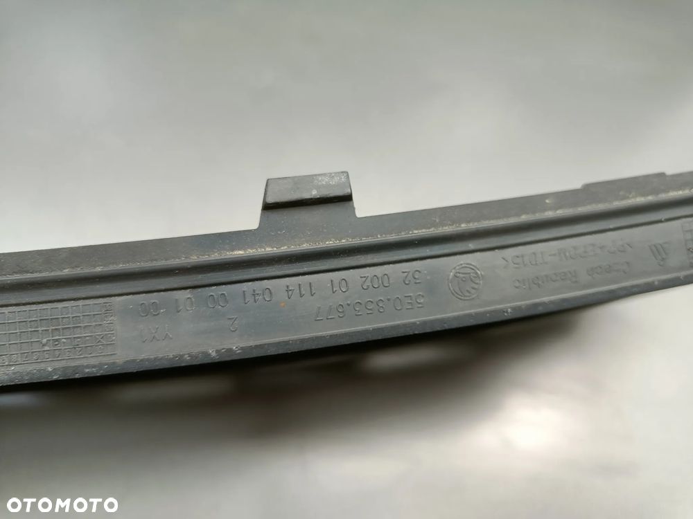 Kratka Zderzaka Środkowa Skoda Octavia 3 III Atrapa 5E0853677 - 13