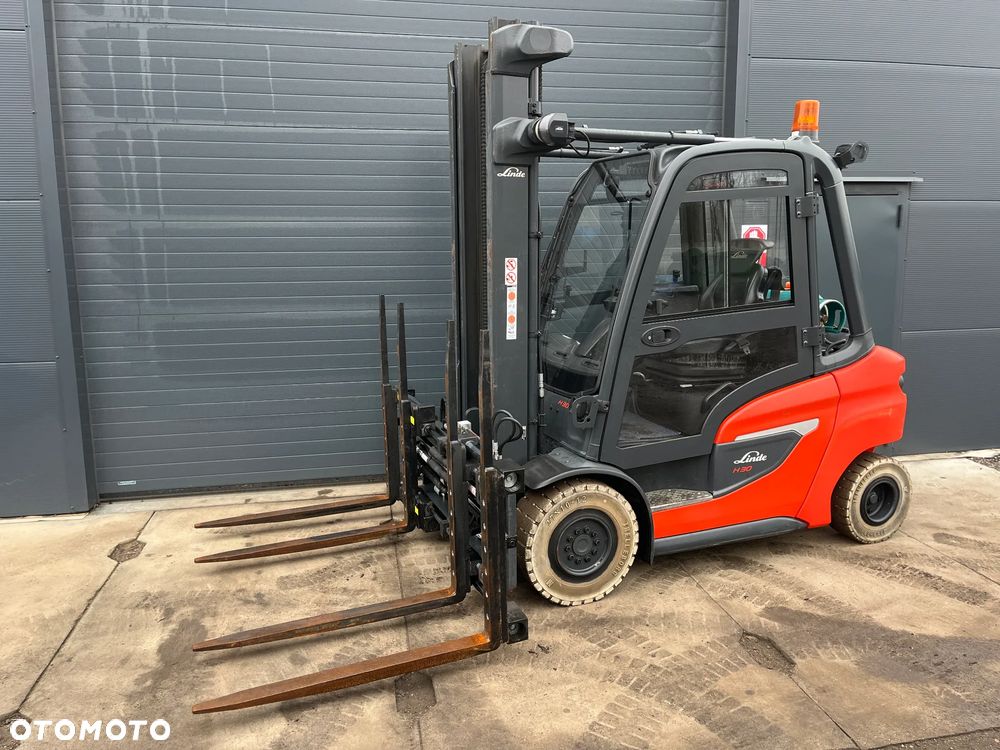 Linde H30 H25 H35 Gaz LPG Paletyzer na 2 palety, pełna kabina - 28