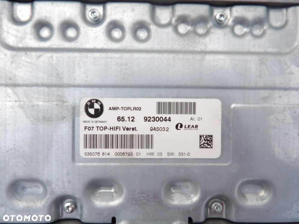 BMW - F01,F02,F10,F11 - WZMACNIACZ AUDIO HIFI - HARMAN - LOGIC7 - EUROPA - 9230044 - 1