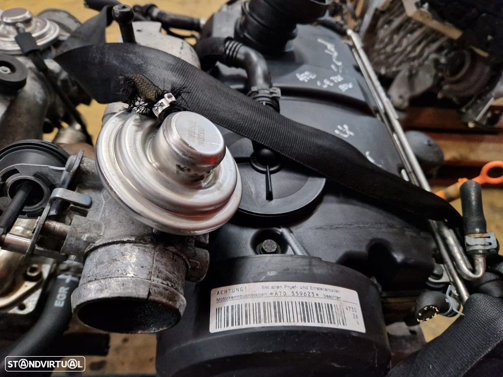 Motor usado ATD VW GOLF 4 1.9 TDI 100CV AUDI A3 8L BORA LEON TOLEDO PD AXR - 2