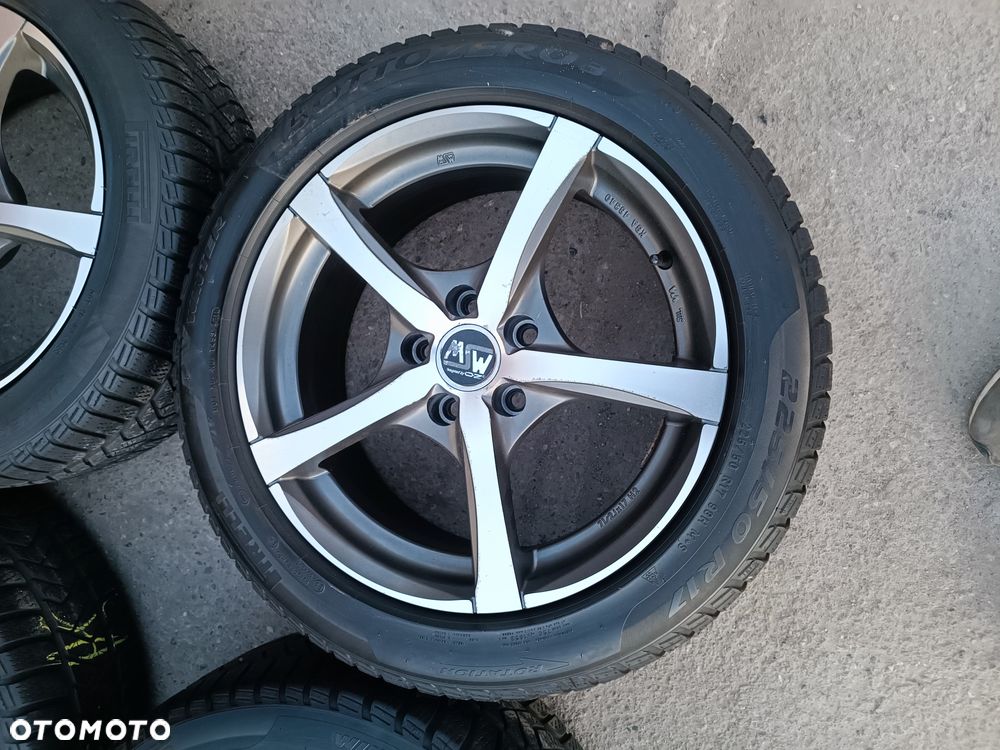 5x112 Alufelgi Felgi Aluminiowe 17 Koła Zimowe zima AUDI A4 B6 B7 B8 A6 C6 C7 C5 A3 8V Q3 Q5 VW TIGUAN PASSAT B5 B6 B7 B8 Touran  SHARAN TROC SEAT EXEO ateca ALHAMBRA TOLEDO SKODA IV 3 4 III Superb yeti karoq Mercedes Alu-Rad Legnica 225/50 6mm - 5