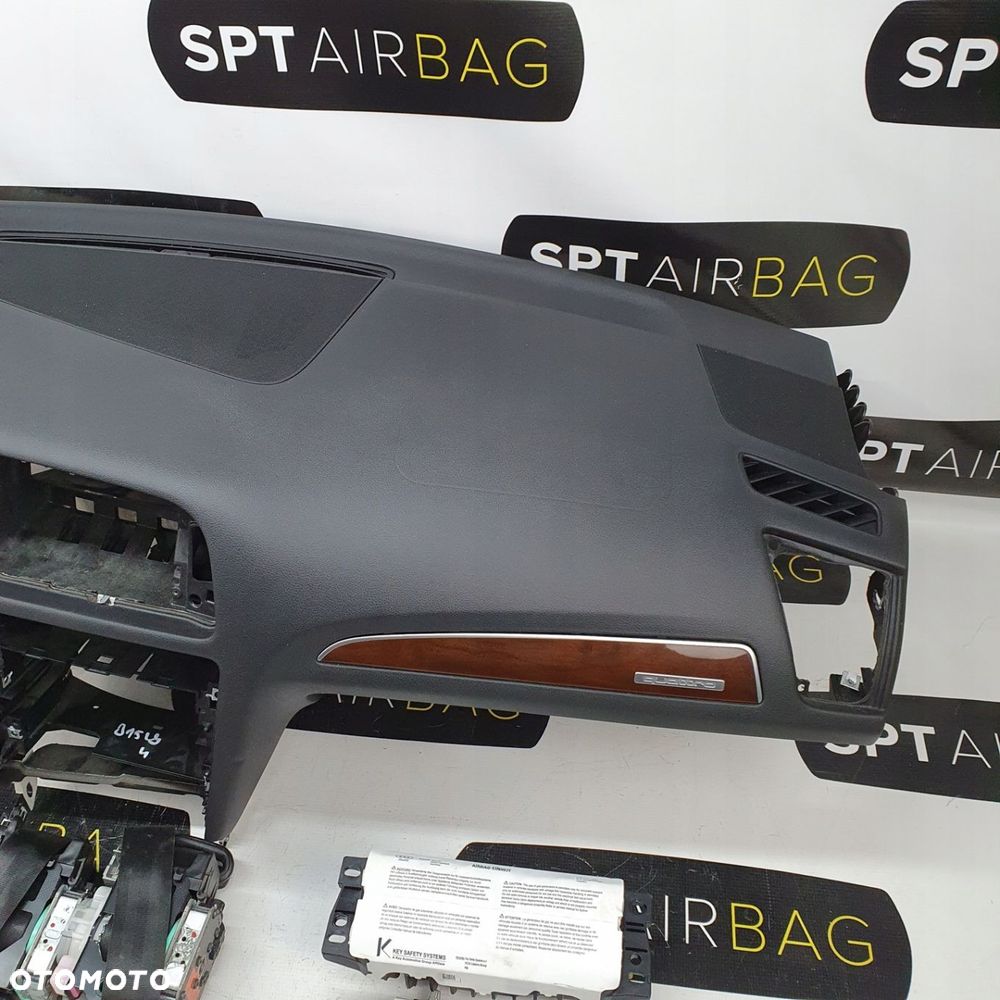 AUDI Q5 8R PRZED LIFT DESKA ROZDZIELCZA KONSOLA KOKPIT PULPIT PODUSZKI AIRBAG AIR BAG PASY KURTYNY KIT SET - 4