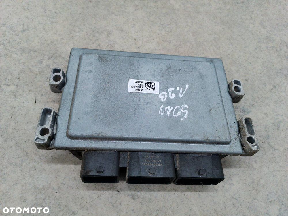 KOMPUTER, STEROWNIK RENAULT CLIO III FL 237101206R S180042157A 1.2 16V - 7