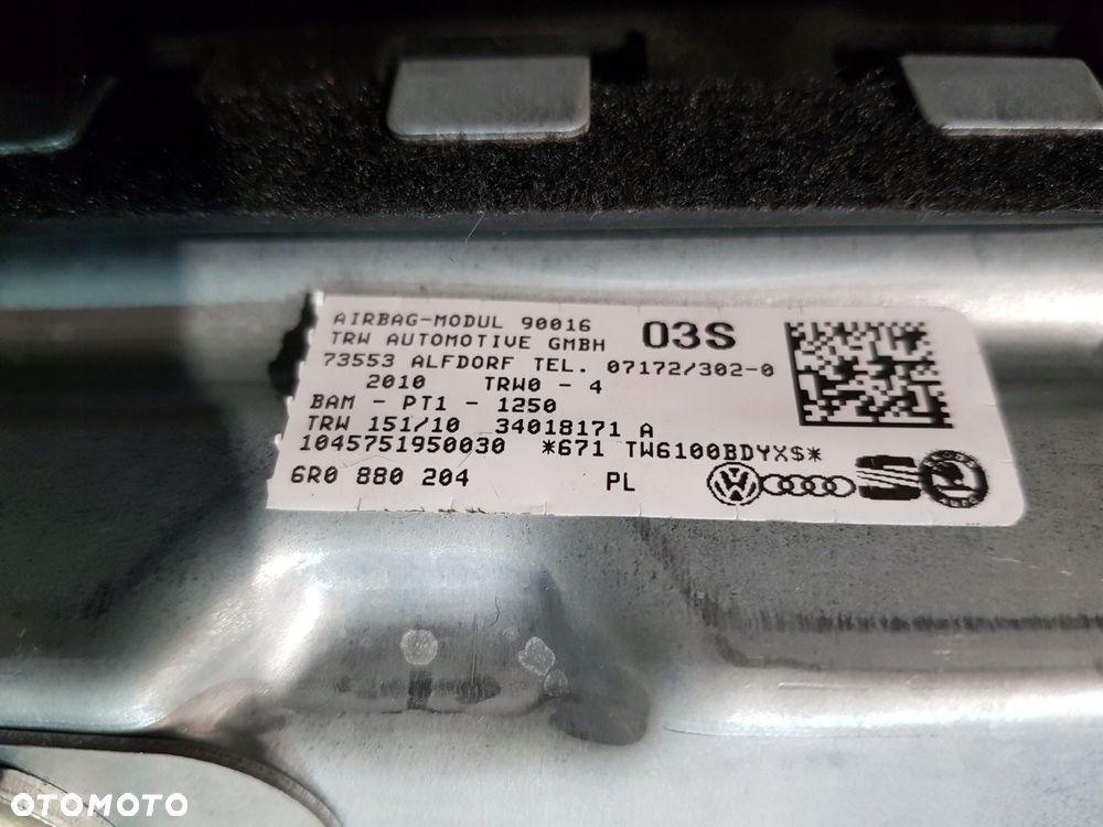 deska rozdzielcza vw polo v 13r 1.6tdi 6r1857004a - 14
