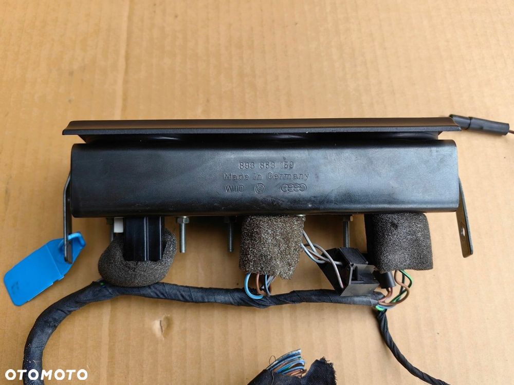 Dodatkowe zegary panel AUDI 80 90 b3 b4 s2 oryginalne z wiązka 893863159 - 7