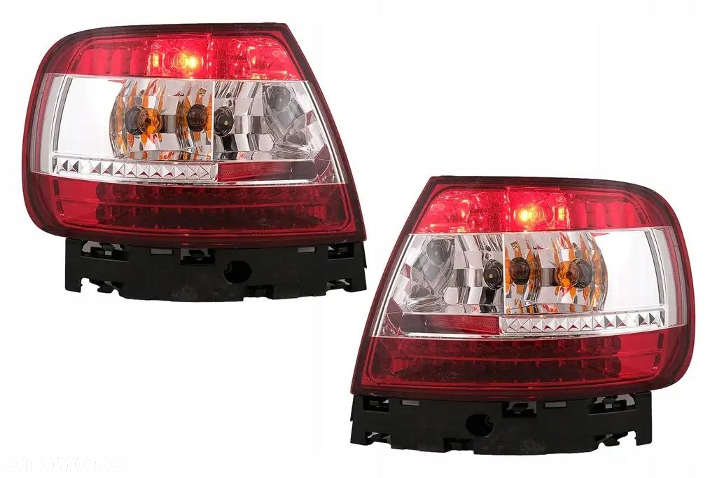 Lampy tyl ne kpl Diody Led Tuning Clear Red Audi A4 b5 8d Sedan 1994-2001 - 4