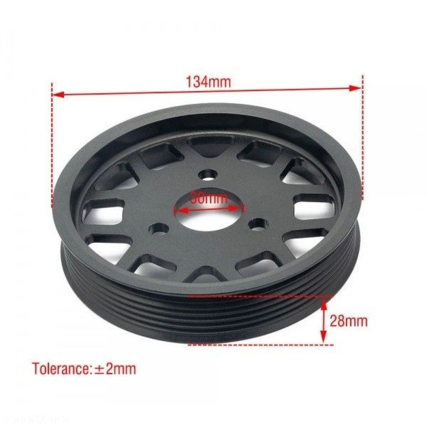 Aluminiowe koło pompy wspomagania BMW M54/M52TU e39 e46 e38 e53 - 2