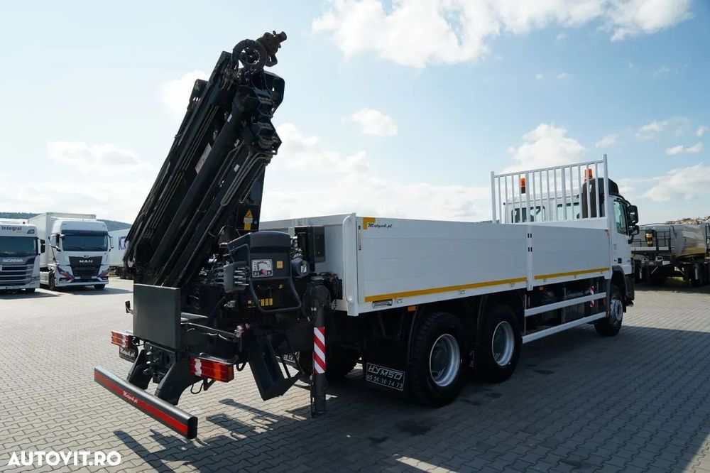 Mercedes-Benz ACTROS 2636 / 6x4 / CAROSERIE DE LIVRARE 7 M + HIAB HDS - EXTENSIE 12,6 M / PODEA REZISTENTĂ / RADIOCOMANDĂ / ROTATOARE / IMPORTAT - 11