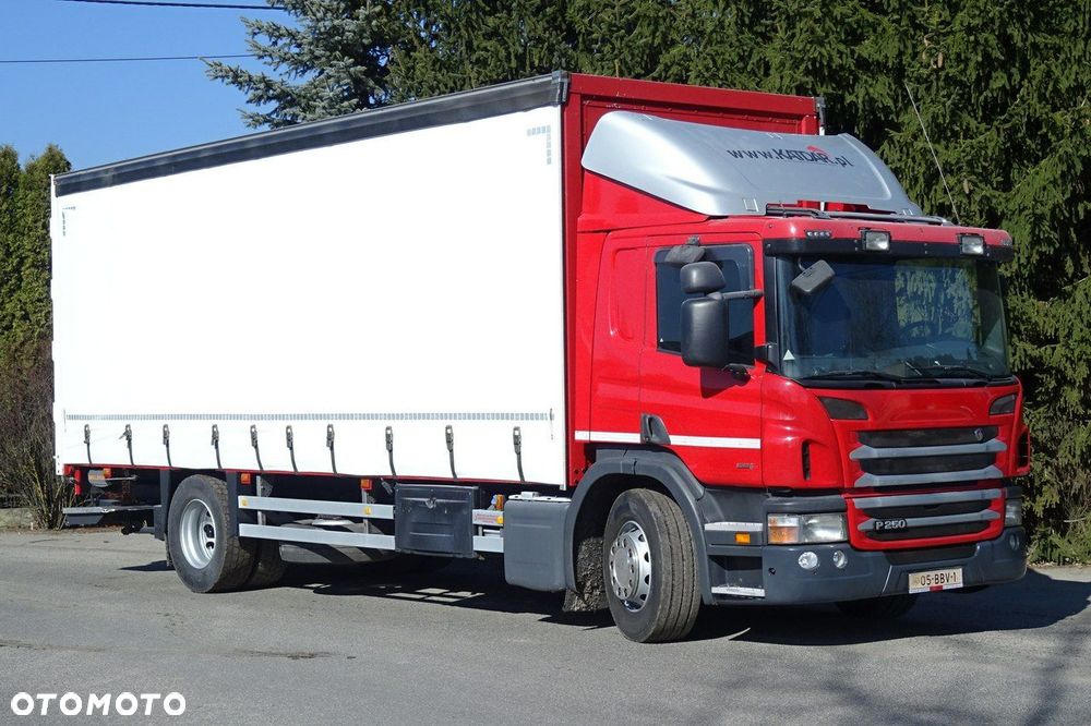 Scania P250 Euro 6 sypialna, firanka 18pal, winda, sprowadzony - 22