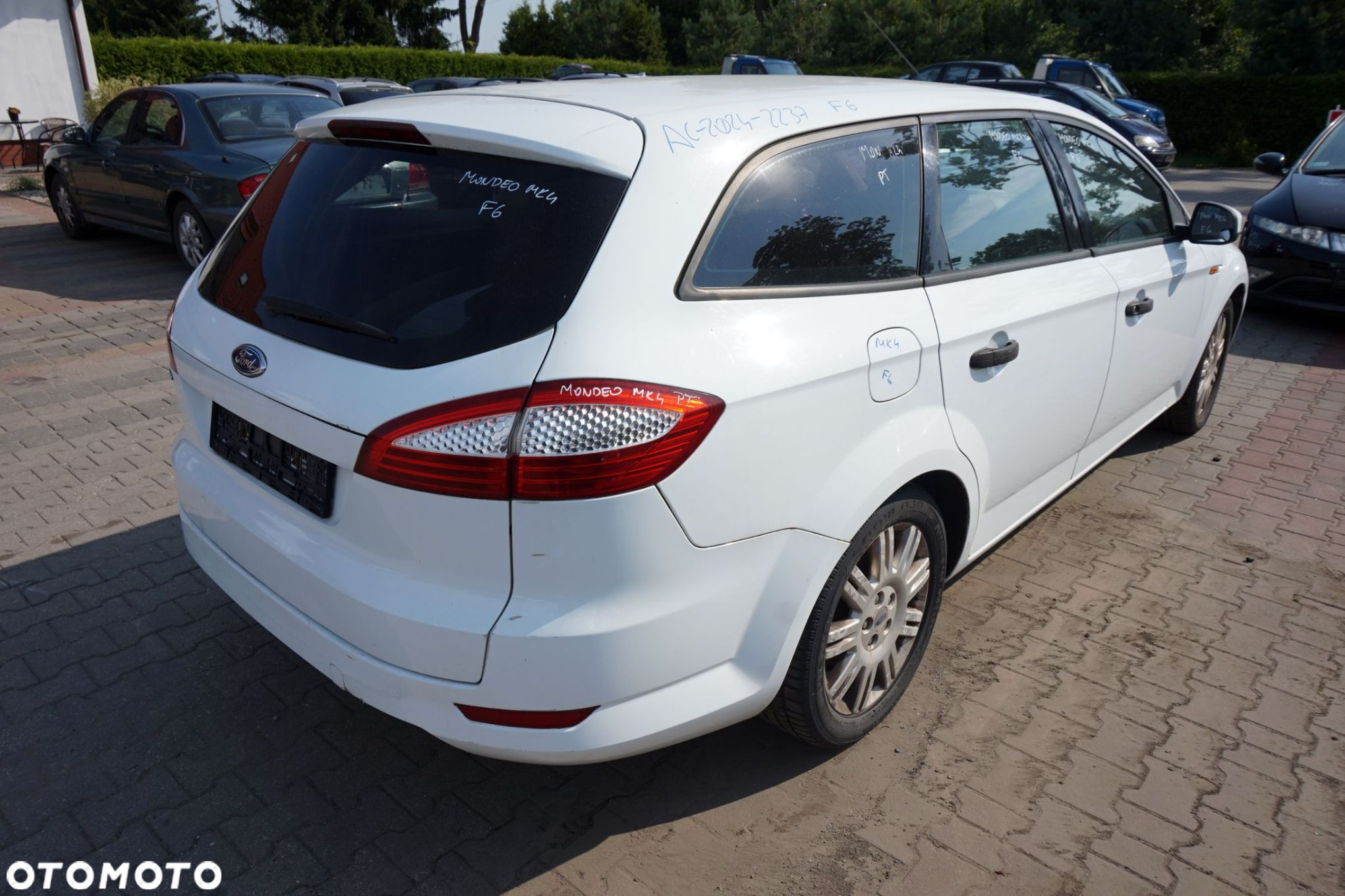 FORD MONDEO IV MK4 KOMBI 2007 F6 1.8 TDCI QYBA 125KM MMT6 BIAŁY FROZEN na części - 5