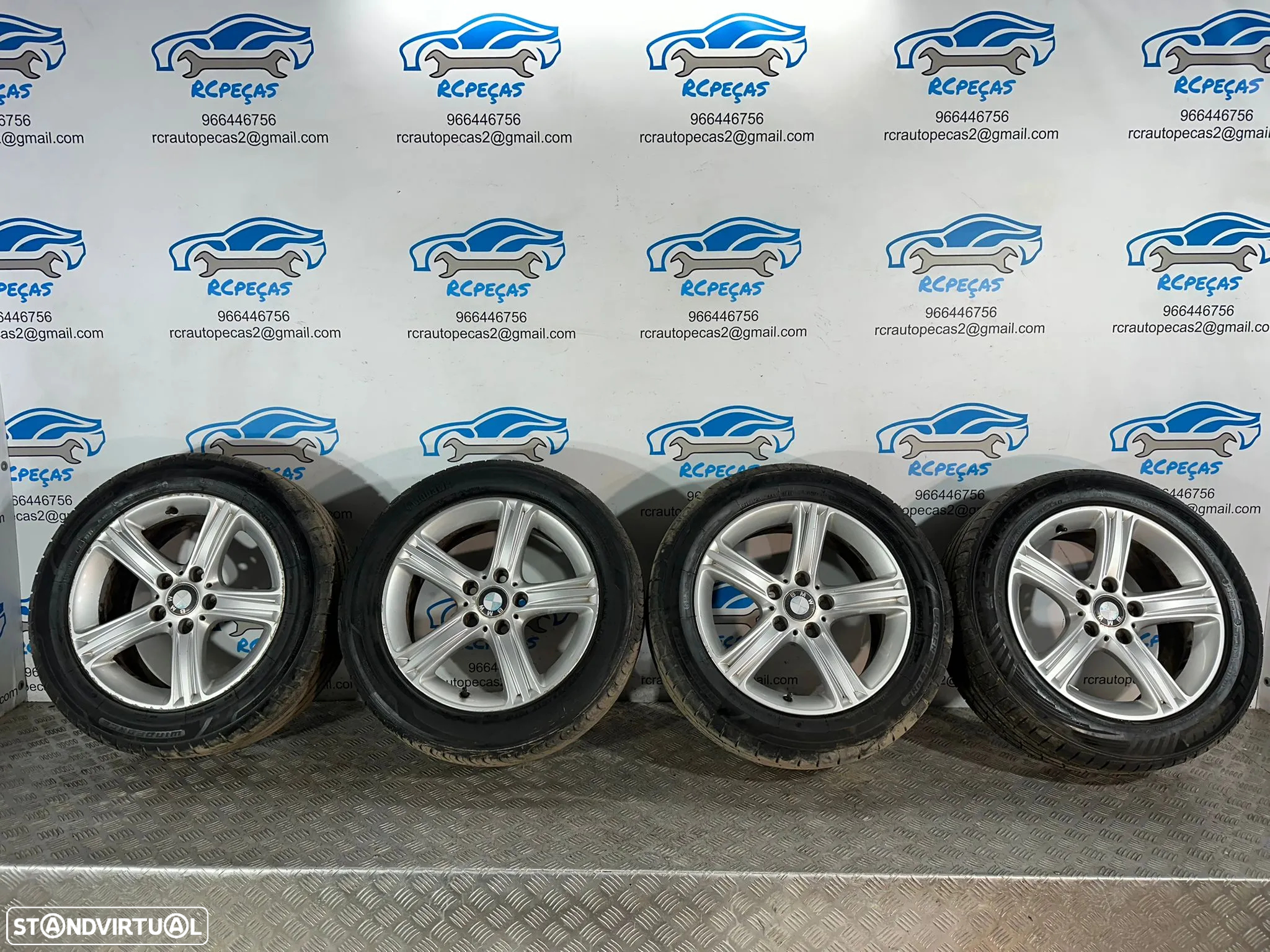 .Conjunto Jantes 17 Originais BMW Style 393 5x120 7.5J ET37 6796242 - 2