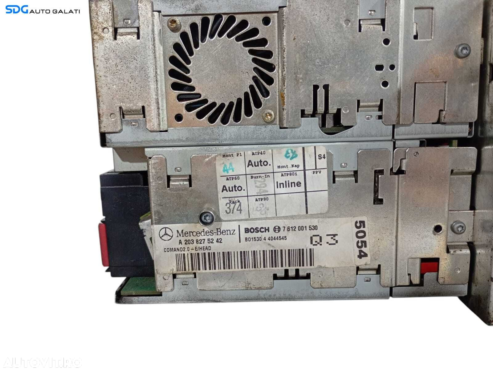 Unitate Radio Navigatie Navi GPS Mercedes Clasa C Class W203 2001 - 2007 Cod A2038275242 [LC0842] - 4