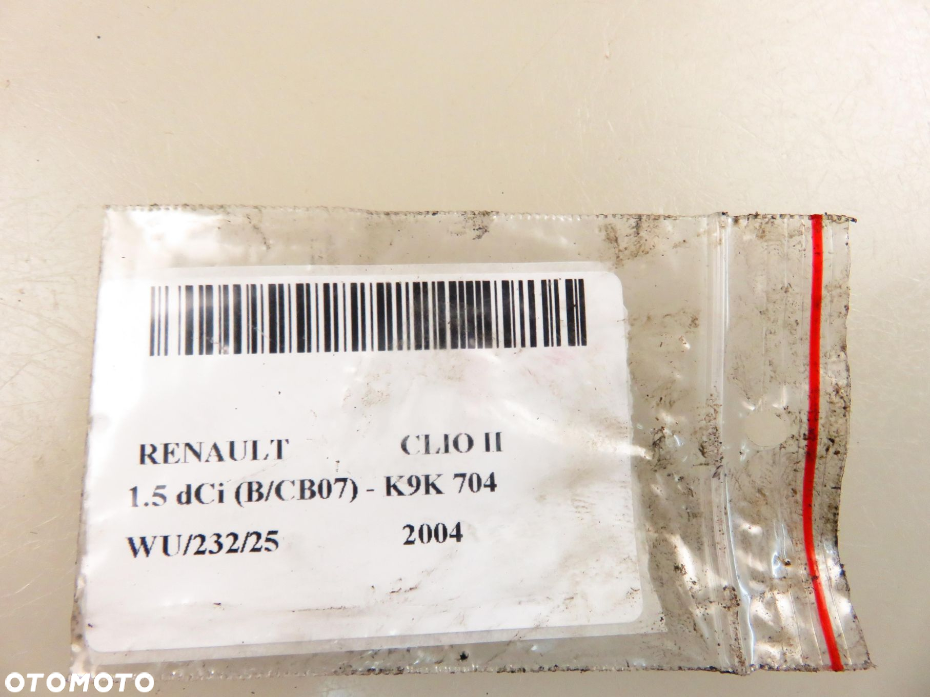 WTRYSKIWACZ RENAULT CLIO II 1.5 dCi 65 - K9K 704 EJBR02101Z 8200240244 - 13
