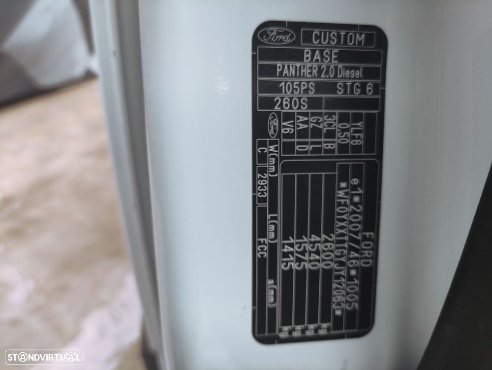 Ford Transit Custom 250L1 2.0 TDCi H1-Tecto Baixo Ambiente - 7