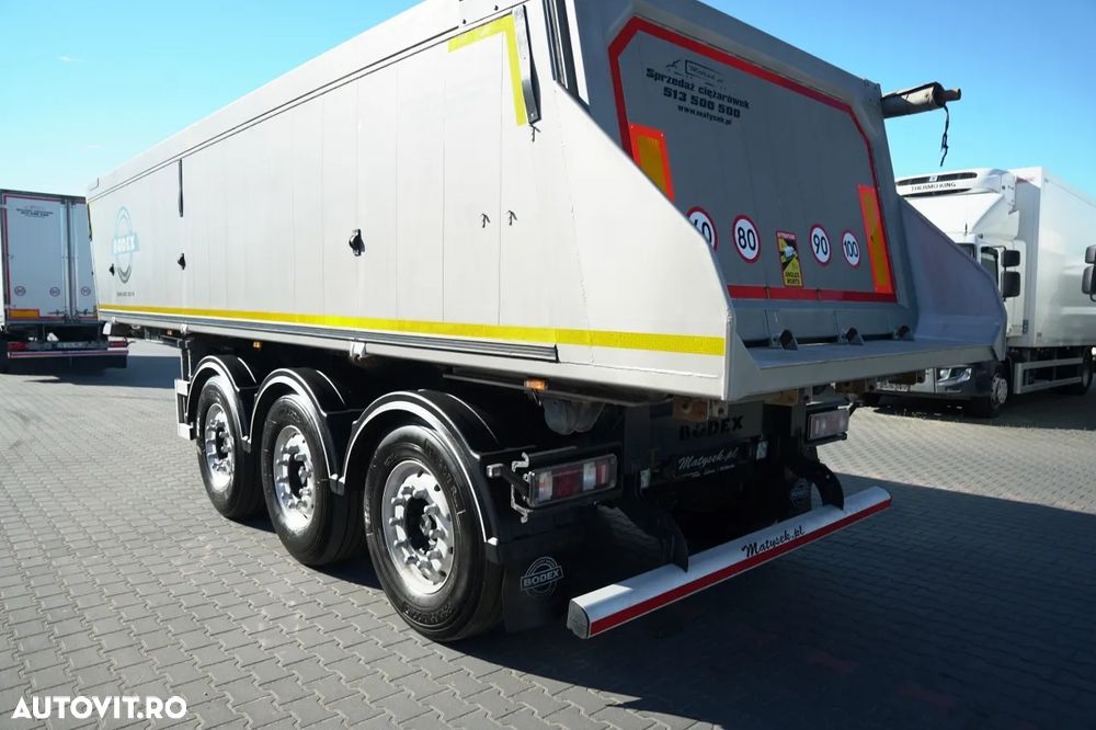 Bodex BASCULĂ BODEX 25 m3 / ALUMINIU / 2X AXE RIDICATIVE / 5.300 KG / JANTE DIN ALIAJ / - 11