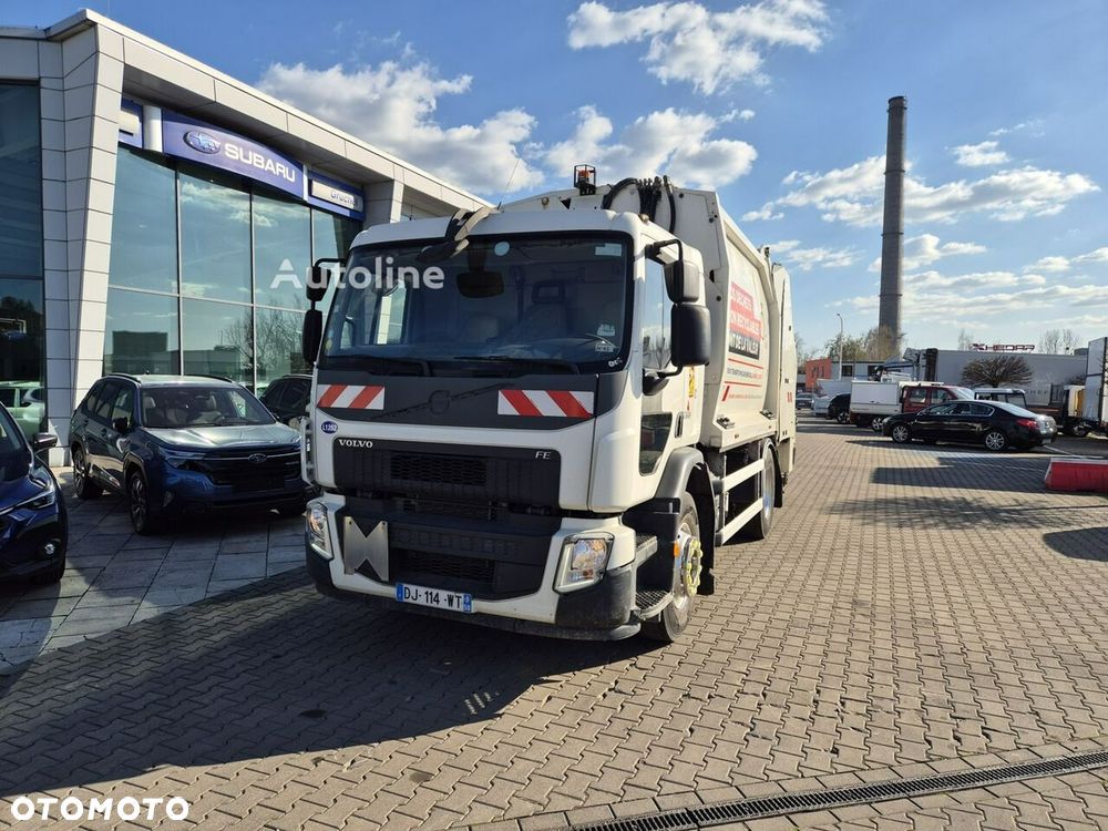 Volvo FE 280 / ŚMIECIARKA  / 2 OSIE / GEESINKNORBA / EURO 6 / NISKI PRZEBIEG / NISKIE MOTOGODZINY / BRAK RDZY / PO SERWISIE / ZABUDOWA SPRAWDZONA / BEZWYPADKOWY / 3 MIEJSCA SIEDZĄCE / 13M3 - 2