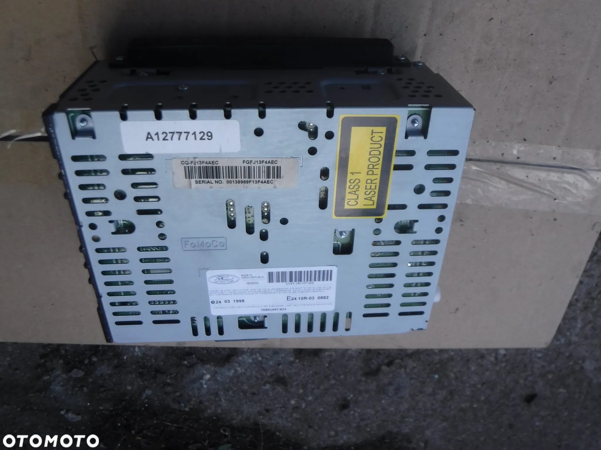 Ford Kuga Mk2  radio  CV4T-19C107-GG  DM5T-18B955-GB CV4T-18K811-SA panel czytnik ekran kpl - 6