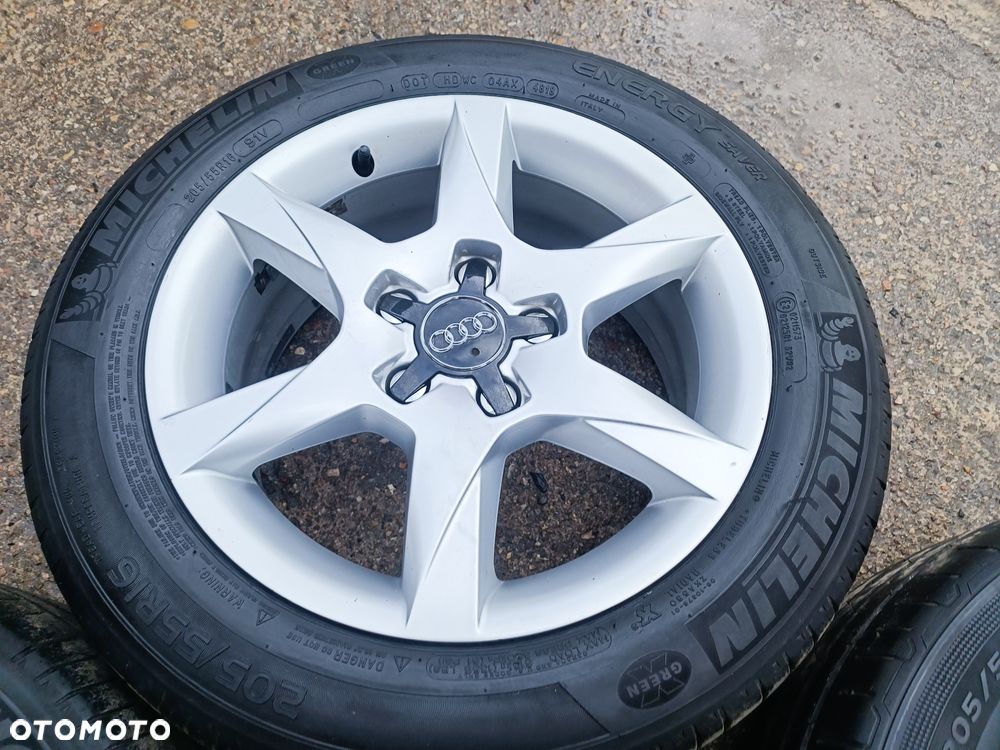 5x112 Felgi Aluminiowe Alufelgi 16 Koła Lato Letnie AUDI 4F0 Q2 Q3 A4 B5 B6 B7 A6 C5 C6 TT A3 8P 8V 5mm Legnica ALU-RAD 205/55 - 7