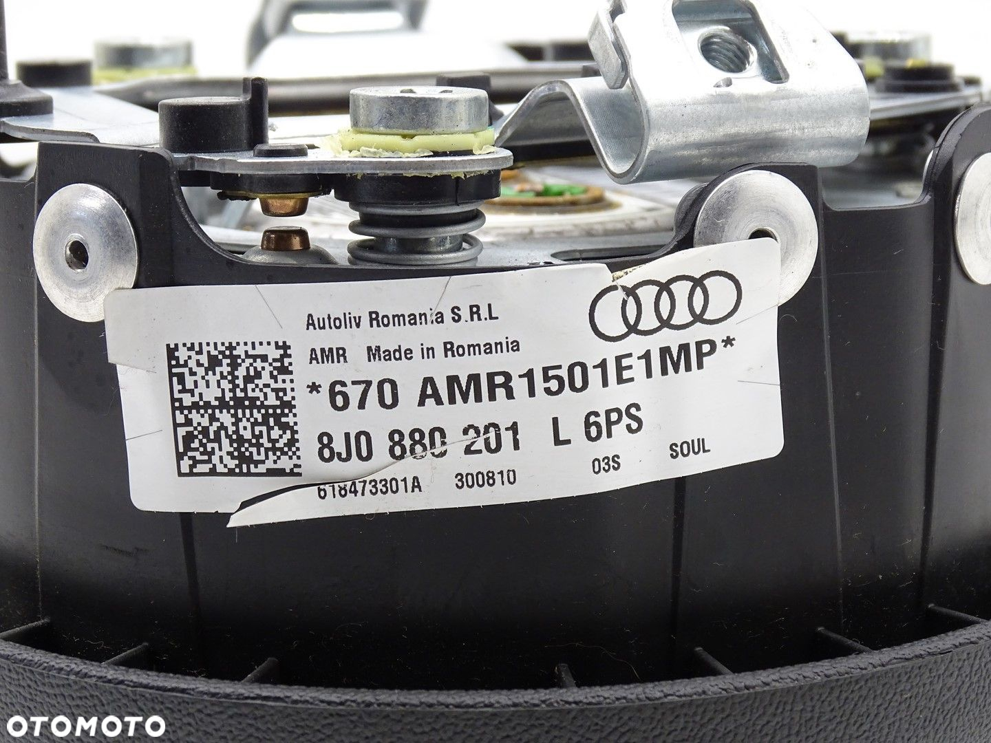 PODUSZKA POWIETRZNA AIRBAG KIEROWCY AUDI TT 8J S3 RS RS3 S-LINE 8J0880201L - 7