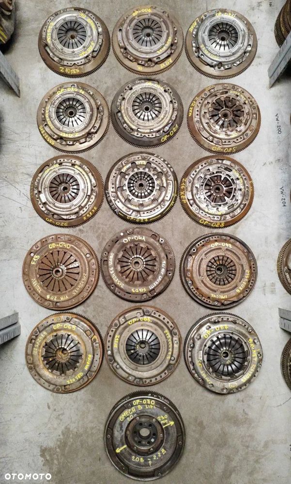 OPEL CHEVROLET DAEWOO SAAB SPRZĘGŁO KOŁO ZAMACHOWE TARCZA DOCISK DWUMAS - 1