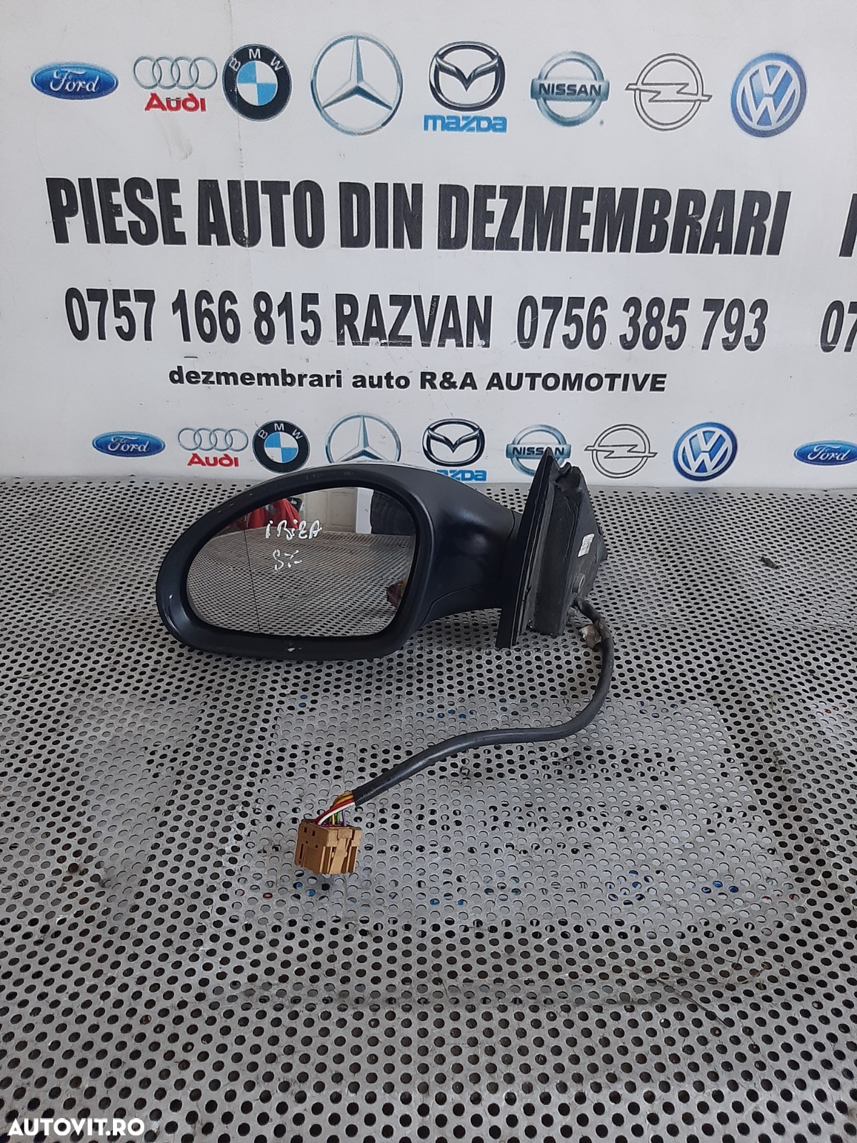 Oglinda Stanga Seat Ibiza Electrica Model 2002-2003-2004-2005-2006-2007-2008-2009 Vandut De Firma C - 2