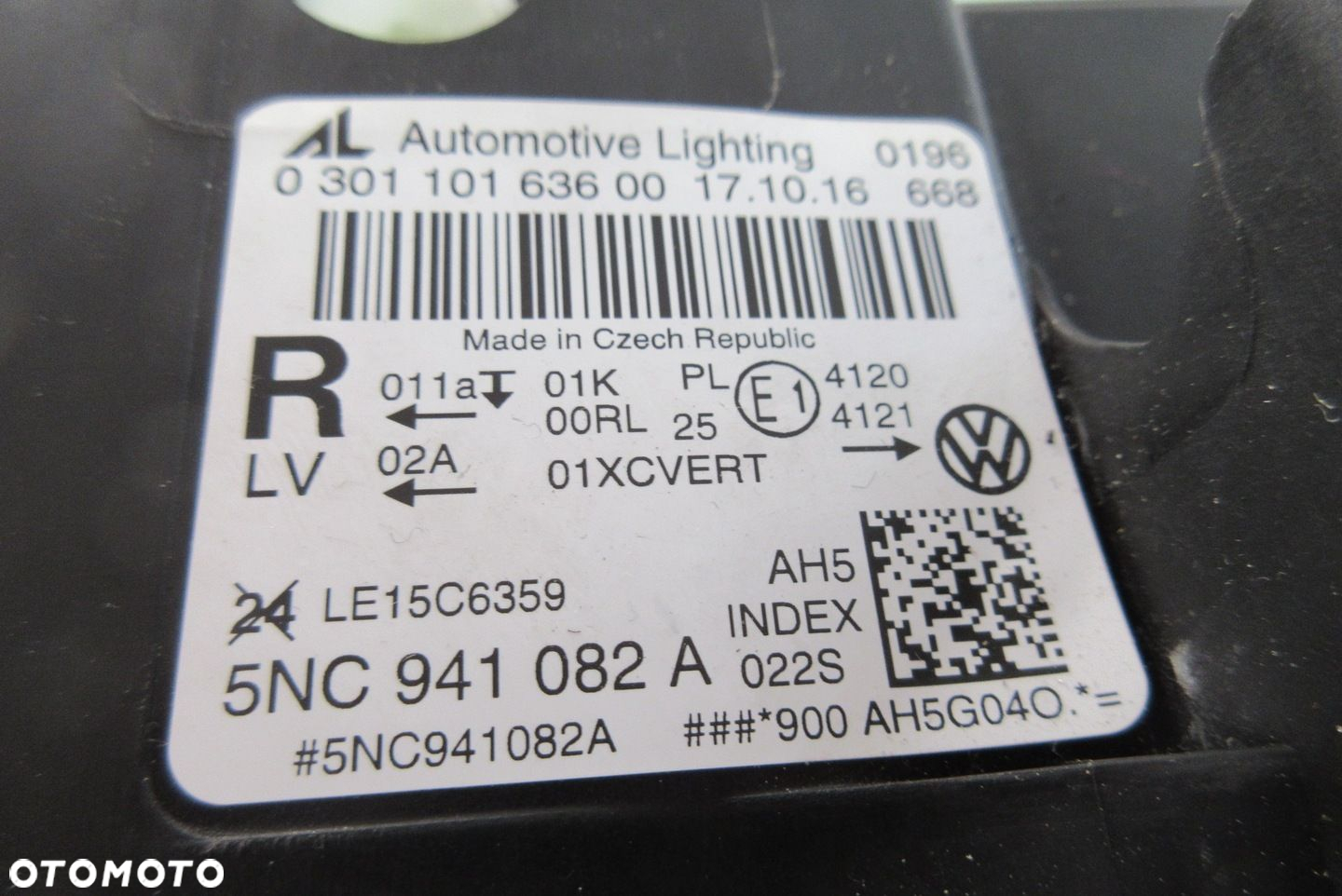 VW TIGUAN 16 FULL LED reflektor lampa prawy przód 5NB941082A 5NC941082A - 5