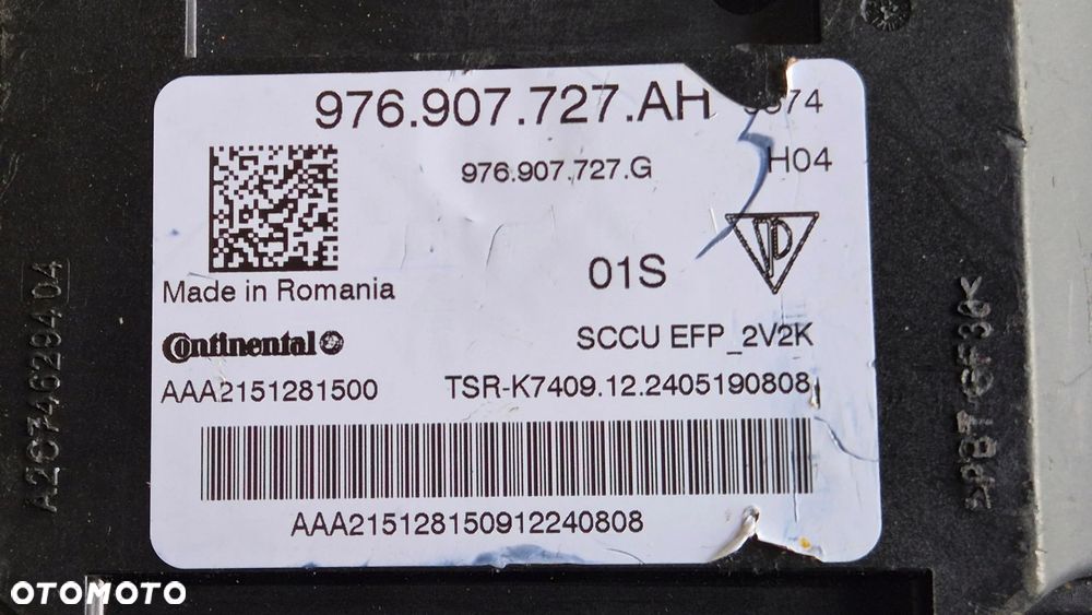 Moduł EFP Sterownik Zawieszenia Podwozia Porsche Panamera 976 976907727AH - 11