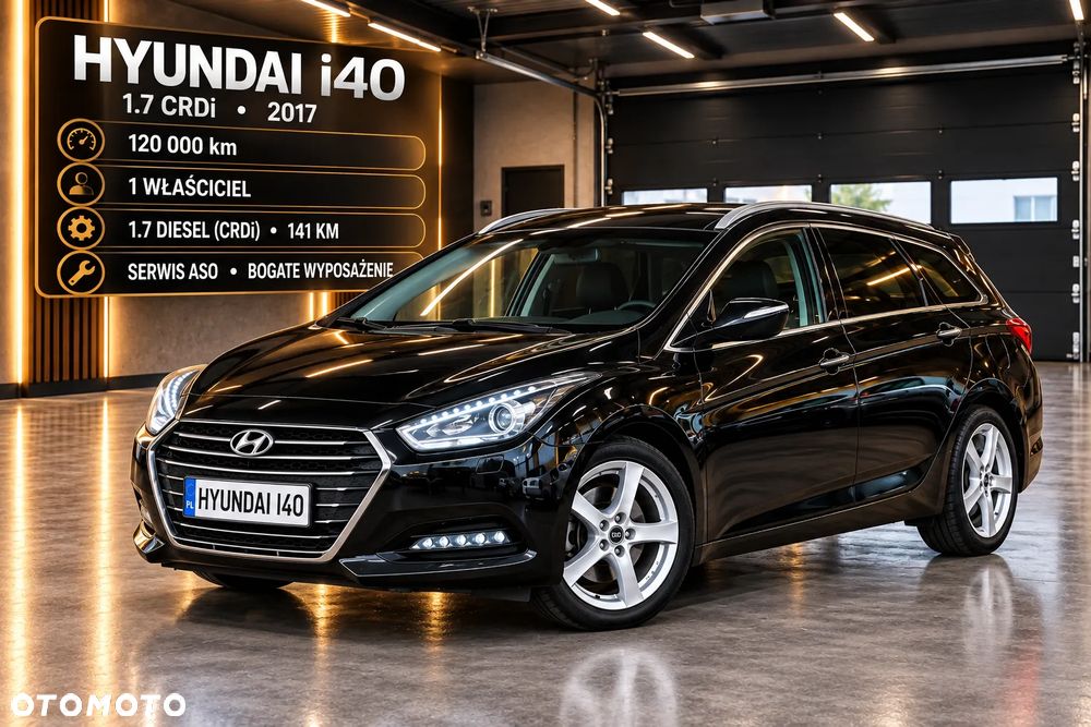 Hyundai i40 Kombi blue 1.7 CRDi DCT Premium - 1