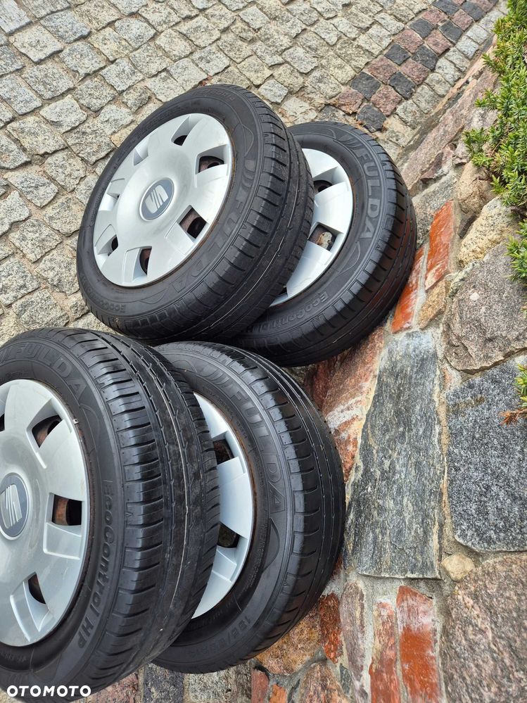 koła letnie z oponami kołpaki polo fabia ibiza cordoba 185/60r14 5x100 - 4