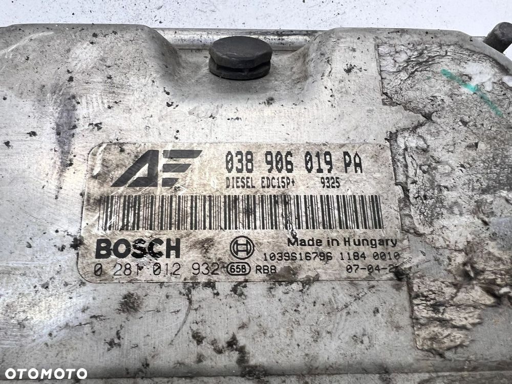 KOMPUTER STEROWNIK SILNIKA VW SHARAN 038906019PA - 3