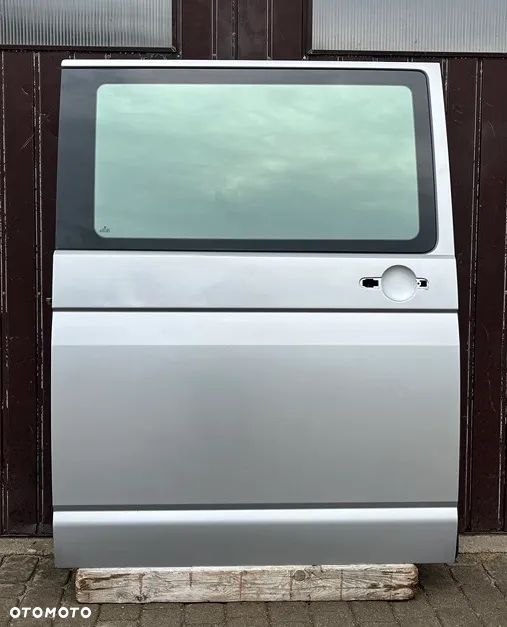 DRZWI BOCZNE PRAWE PRZESUWNE SREBRNE LA7W SZYBA VW T5 LIFT T6 CARAVELLE MULTIVAN TRANSPORTER - 1