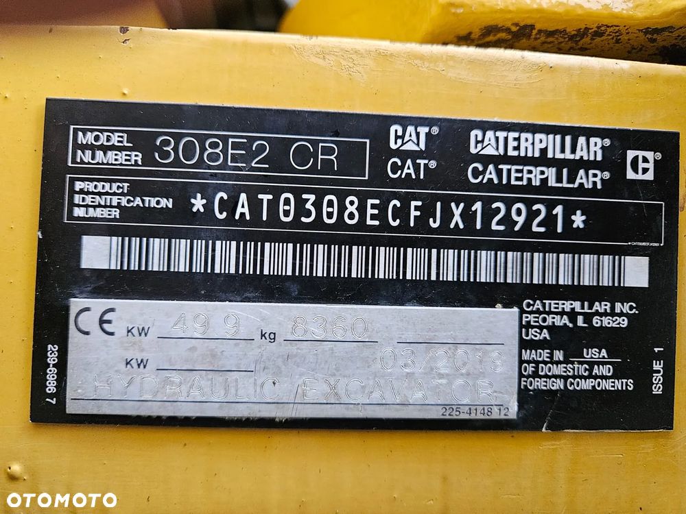 Caterpillar MINIKOPARKA CAT CATERPILLAR 308E2 CR 308E 310 308 E2 307 309 2019R. - 5