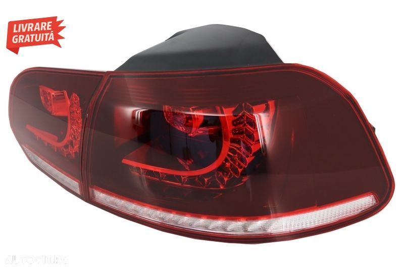Faruri si Stopuri LED VW Golf 6 VI (2008-up) R20 U Design cu Semnal LED Dinamic- livrare gratuita - 6