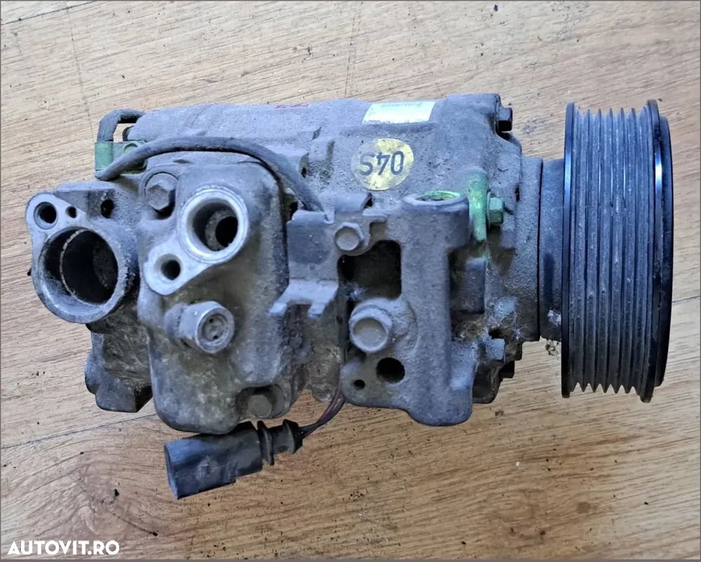 Compresor clima aer conditionat Denso Audi A8 3.0tdi cod: 4E0260805N, 6SEU14C, 447180-8093 - 1