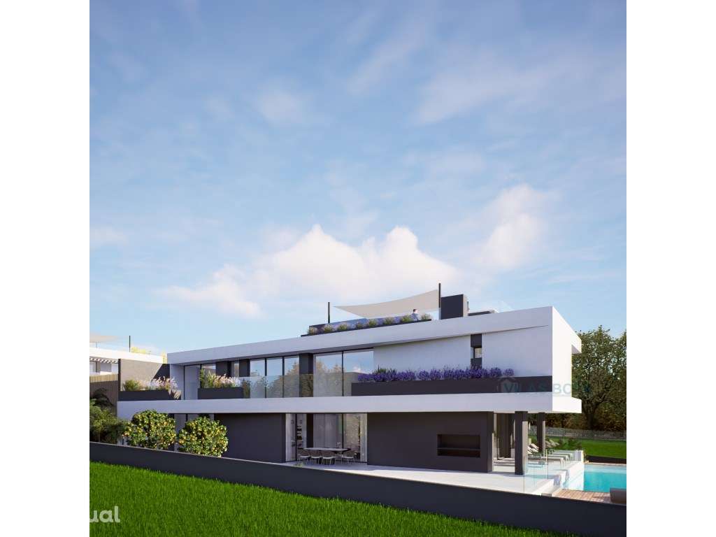 Moradia Moderna com Piscina e Rooftop com Vista Mar perto de Almancil - Grande imagem: 4/25