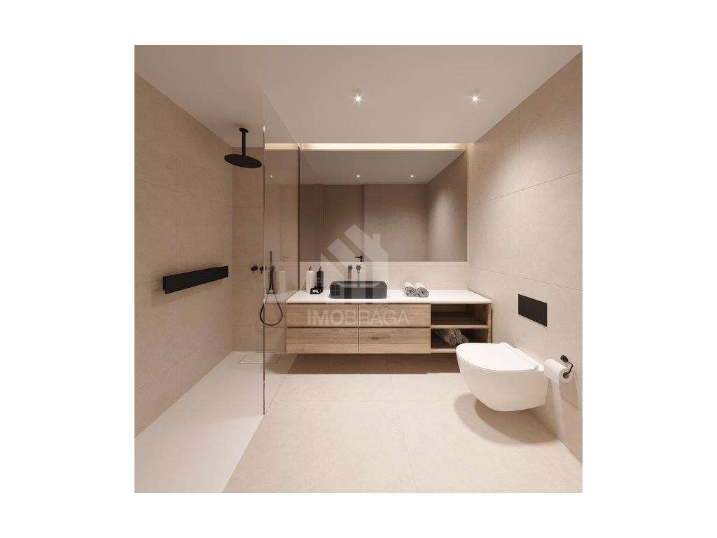 Apartamento T0 Novo na Sé, em Braga - Grande imagem: 3/8