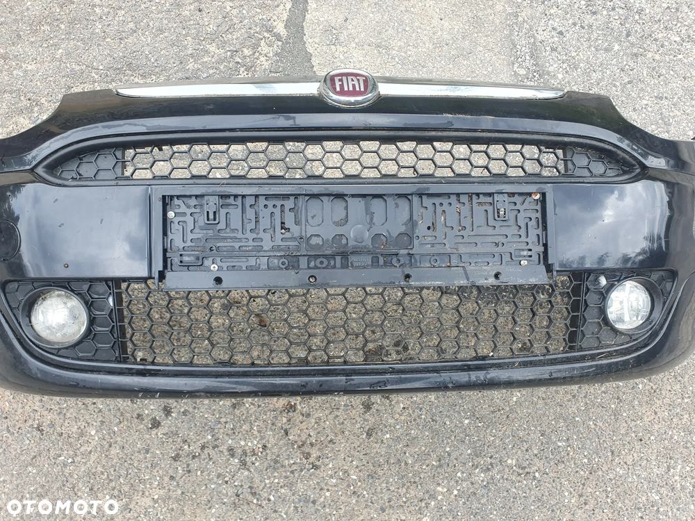 ZDERZAK PRZÓD PRZEDNI FIAT PUNTO EVO KOMPLETNY CZARNY LAKIER - 4