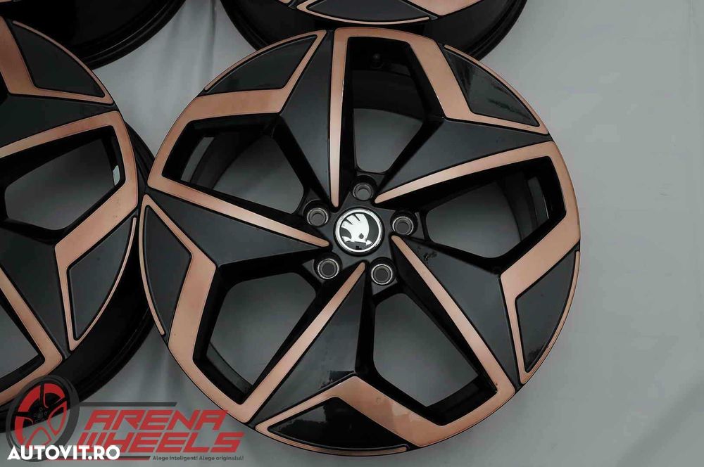 Jante Noi 19 inch Originale Skoda Kodiaq Karoq Superb Octavia Yeti R19 - 4