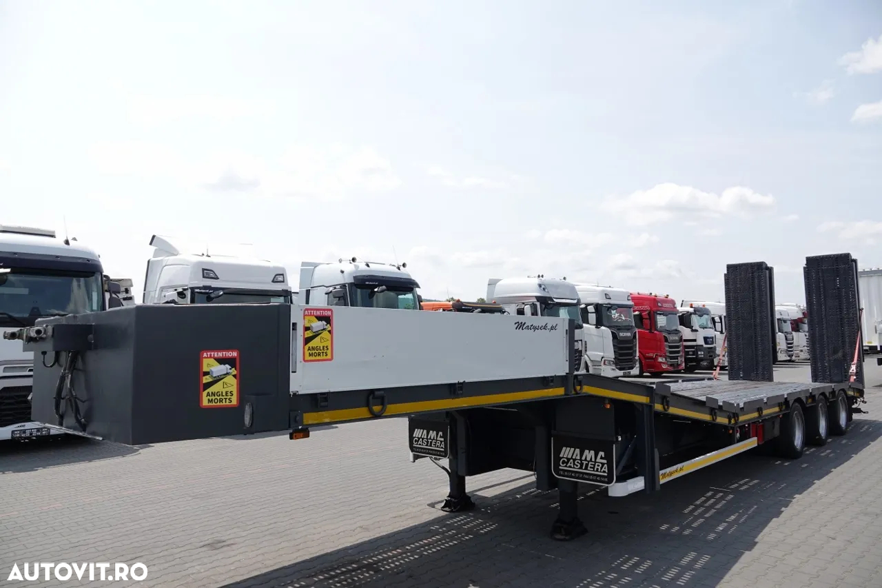 Castera REMORCĂ AMC CASERA / LOW LOADER / 13,3 M / PLATFORMĂ HIDRAULICĂ / GAMA HIDRAULĂ / TROLIU - 3