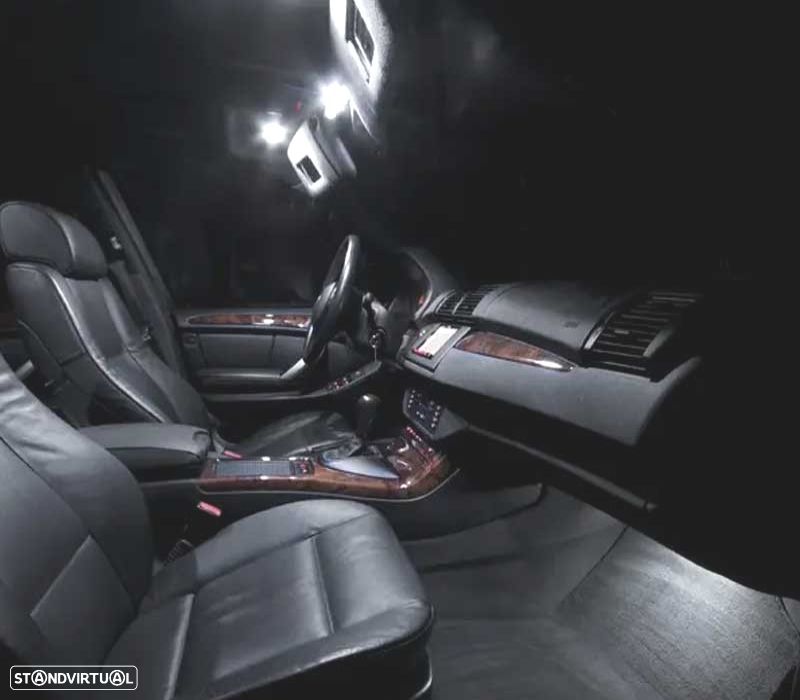 KIT COMPLETO DE 21 LÂMPADAS LED INTERIOR PARA BMW X4 F26 XDRIVE20I XDRIVE28I XDRIVE35I M40I 2014 + - 14