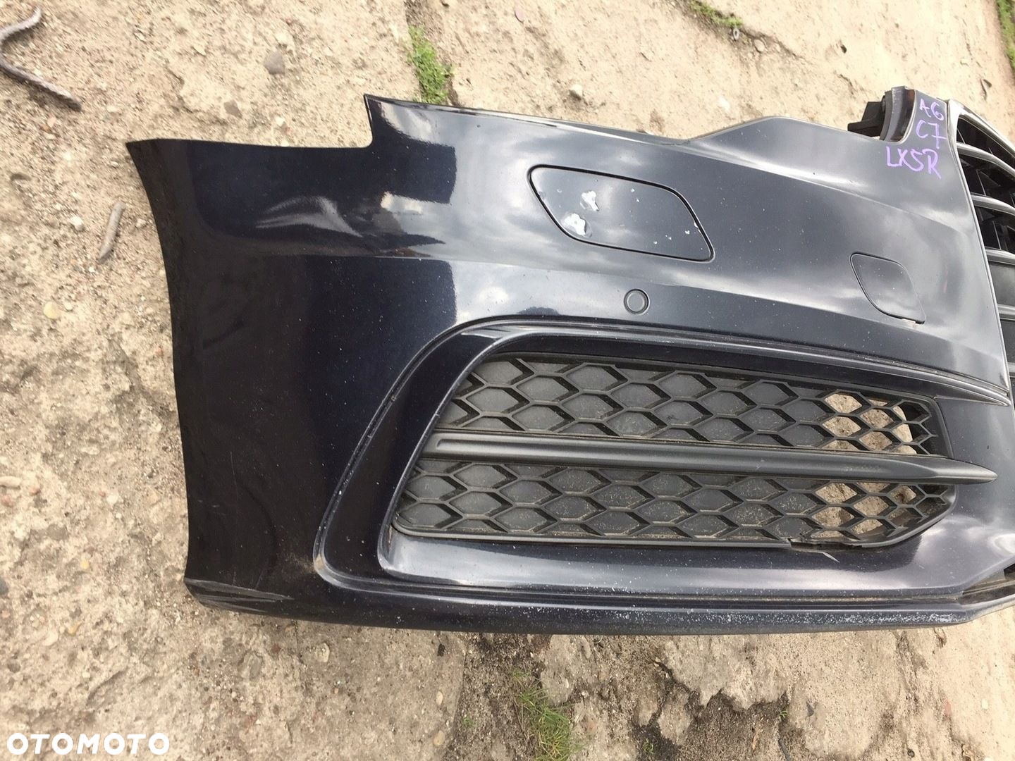 AUDI A6 C7 S-LINE LX5R ZDERZAK PRZEDNI PRZÓD GRILL - 3