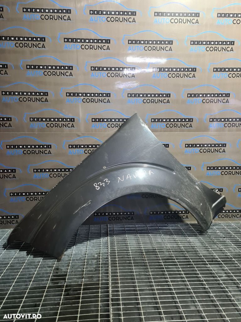 Aripa Stanga Fata Nissan Navara 2006 - 2010 4 Usi NEGRU D40 (833) - 1