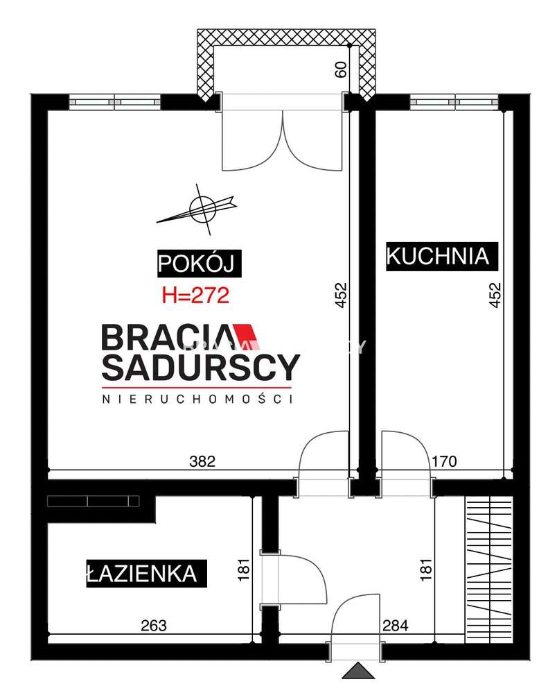 kawalerka z osbną kuchnią ul. św Jacka