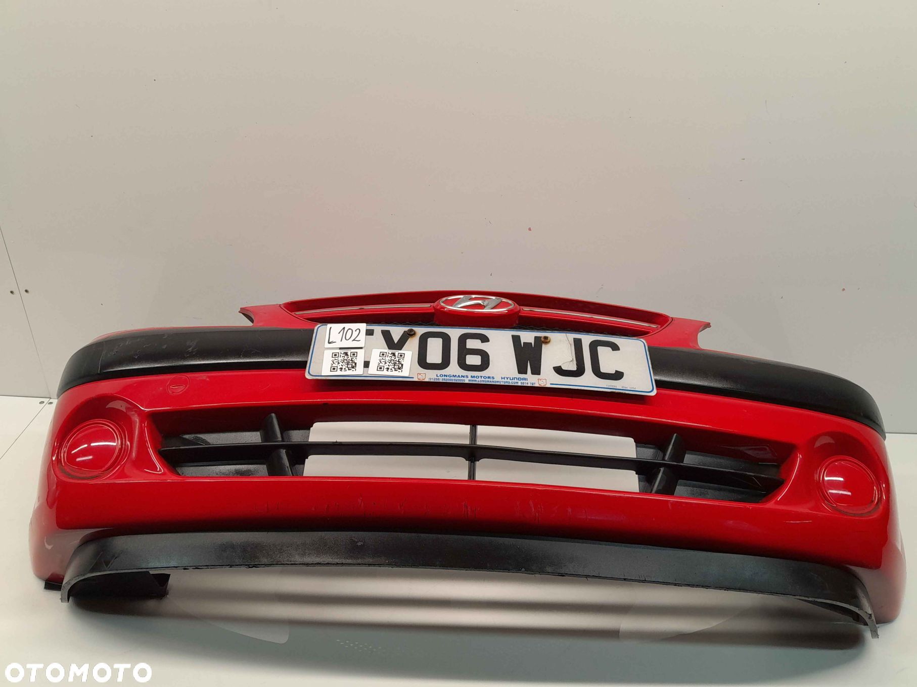 $ ZDERZAK PRZÓD PRZEDNI DO HYUNDAI GETZ LIFT FL CZERWONY HL - 1